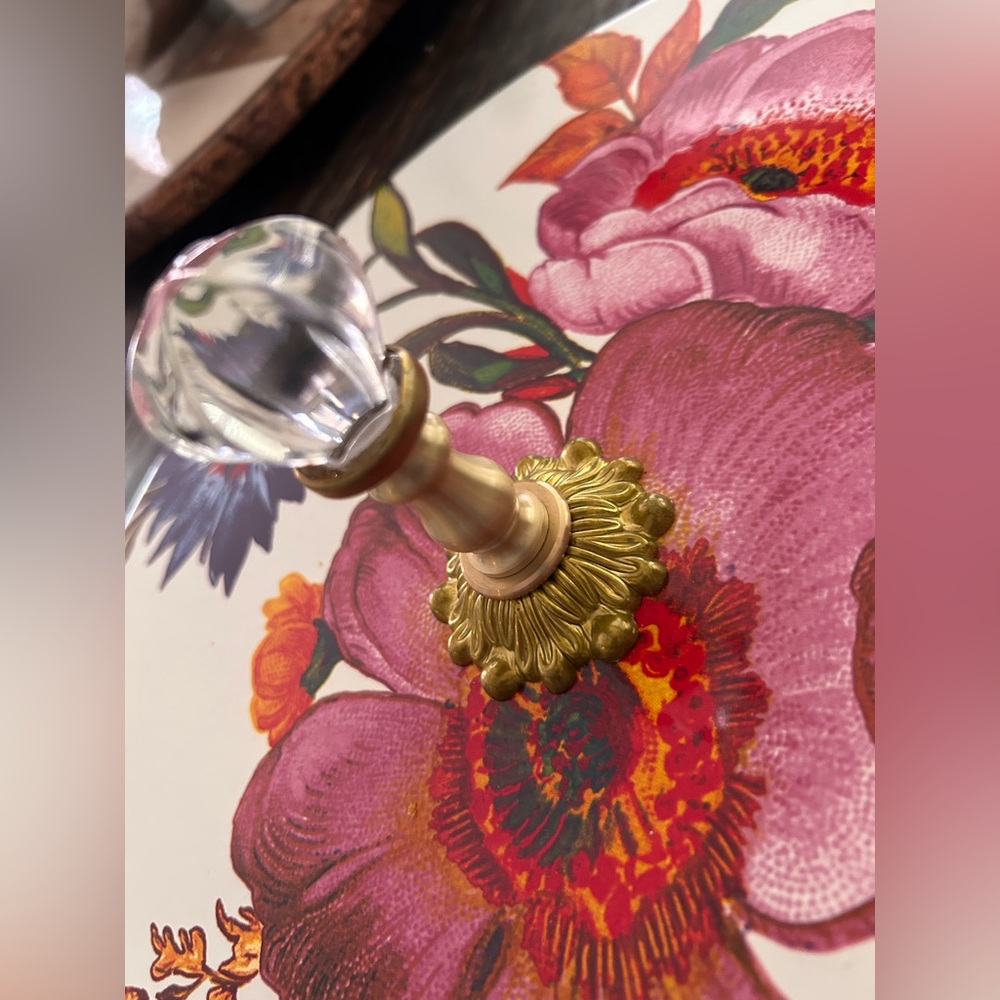 Mackenzie Childs floral cheese Course platter - Picture 7 of 15
